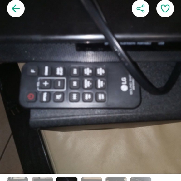 LG Soundbar Subwoofer with remote - Picture 4 of 6